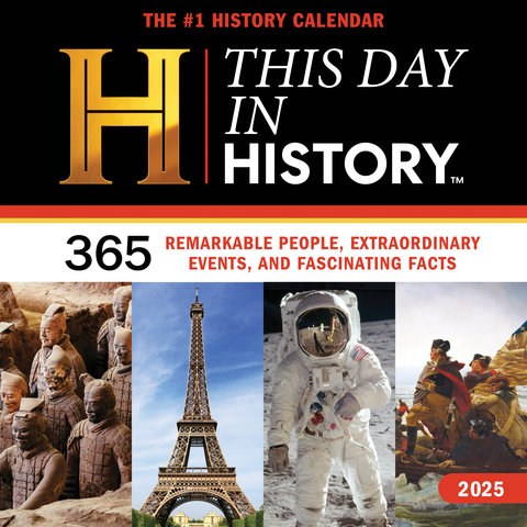 2025 History Channel This Day in History Wall Calendar