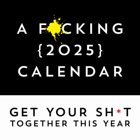 A F*cking 2025 Wall Calendar