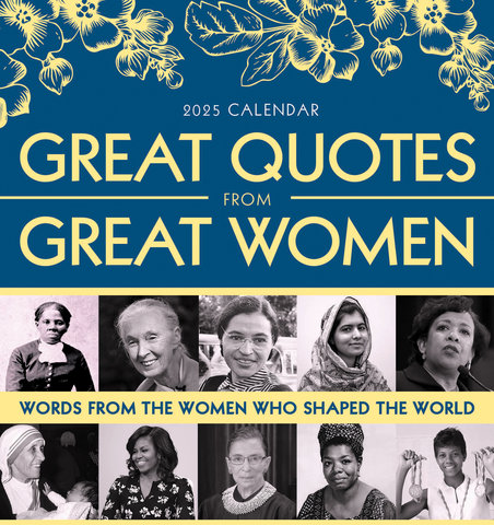 2025 Great Quotes From Great Women Boxed Calendar