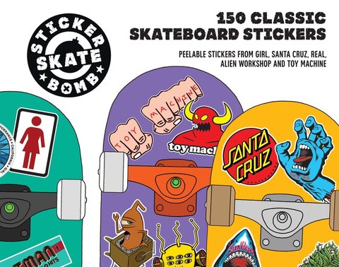 Stickerbomb Skateboard