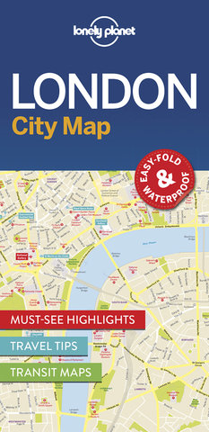 Lonely Planet London City Map 1
