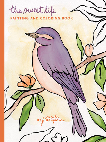 The Sweet Life Painting and Coloring Book