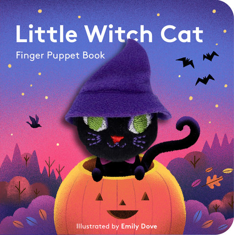 Little Witch Cat: Finger Puppet Book