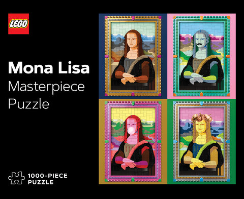 LEGO Masterpiece Puzzle: Mona Lisa 1000-Piece Puzzle