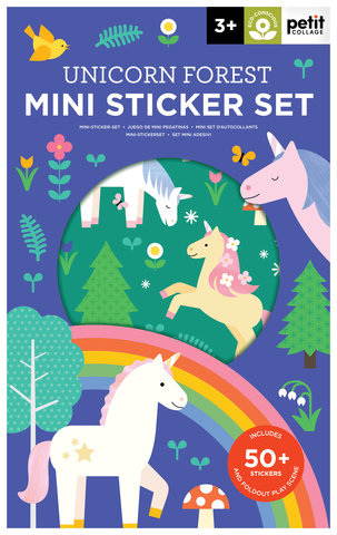 Mini Sticker Set Unicorn Forest CDU of 20