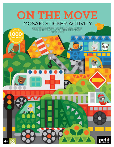 Mosaic Sticker Activity: On the Move