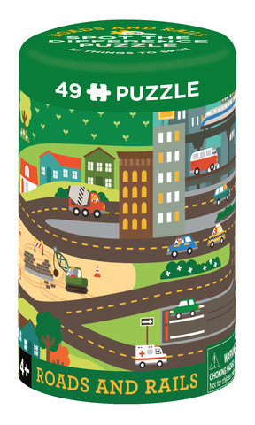 Spot the Difference Puzzle: Roads and Rails CDU of 6