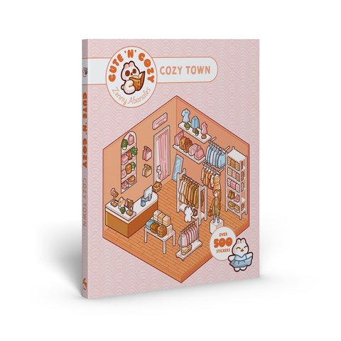 Cute 'n' Cozy Sticker Therapy: Cute 'n' Cozy Town
