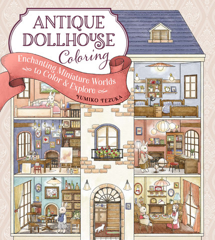 Antique Dollhouse Coloring
