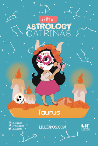 Little Astrology Catrinas: Taurus Enamel Pin