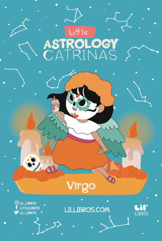 Little Astrology Catrinas: Virgo Enamel Pin