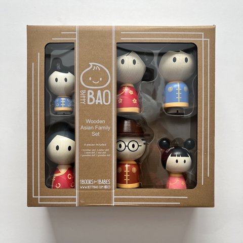 Bitty Bao Wooden Chinese Family Toy Set
