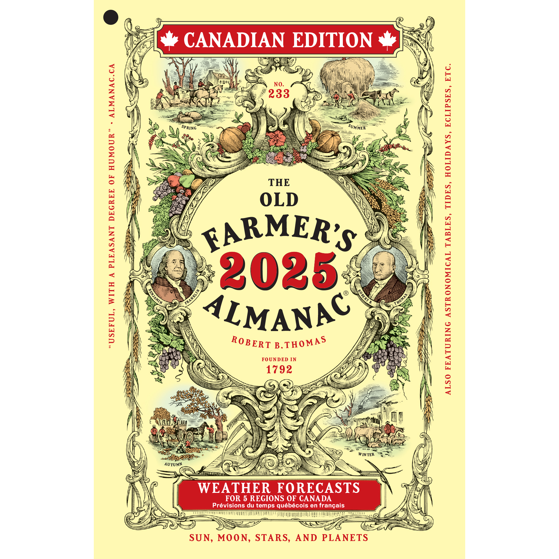 Old Farmer's Almanac 2025 Canadian Edition