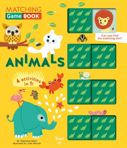 Animals Matching Game Book