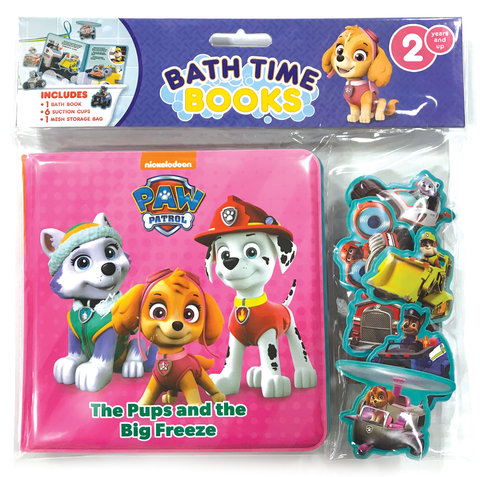 NICK PAW PATROL GIRLS BATH TIME BOOKS (EVA BAG)
