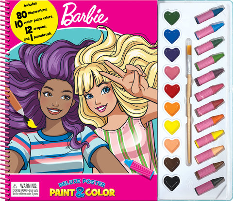 BARBIE DELUXE POSTER PAINT & COLOR