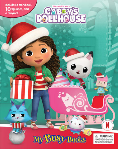 GABBY'S DOLLHOUSE XMAS MY BUSY BOOKS