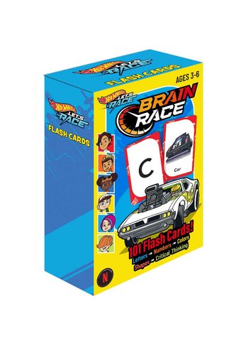 Hot Wheels Brain Race Flash Cards