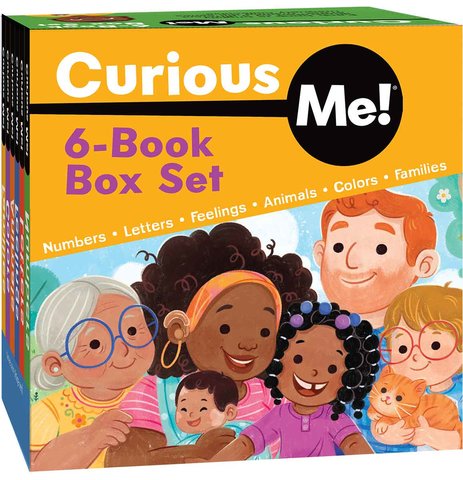 Curious Me!(R) 6-Book Box Set (Numbers, Letters, Colors, Feelings, Animals, and Families)