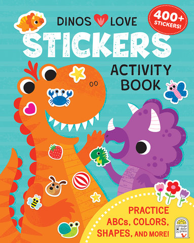 Dinos Love Stickers Activity Book
