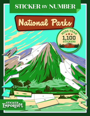 Sticker by Number National Parks