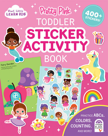 Pretty Pink Toddler Sticker Activity Book