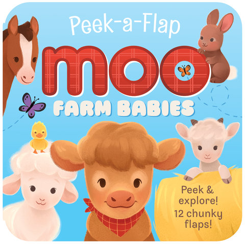 Peek-a-Flap Moo Farm Babies