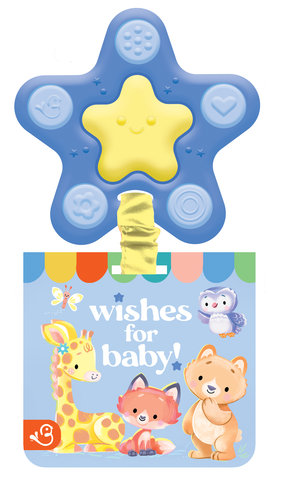 Wishes for Baby! Star Teether with Board Book