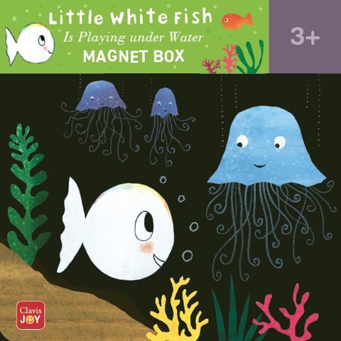 Magnet box Little White Fish Is Playing Under Water