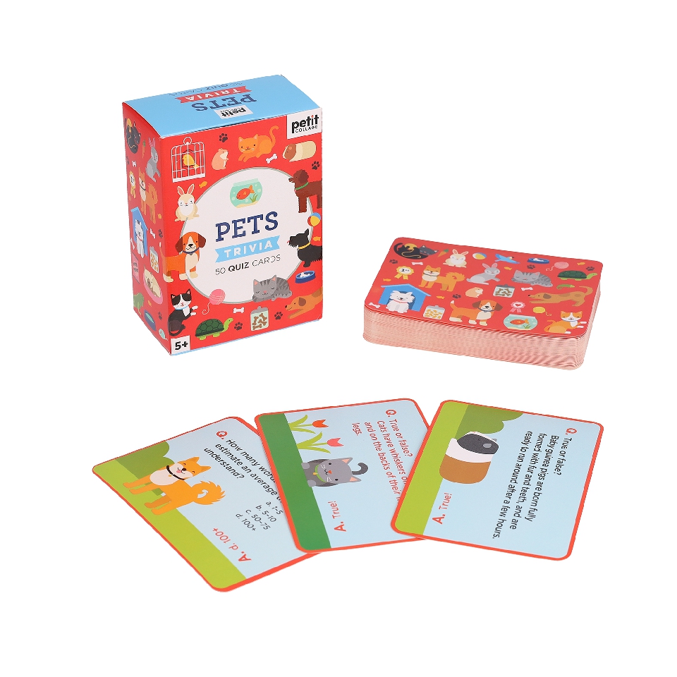 Pets Trivia 50 Quiz Cards