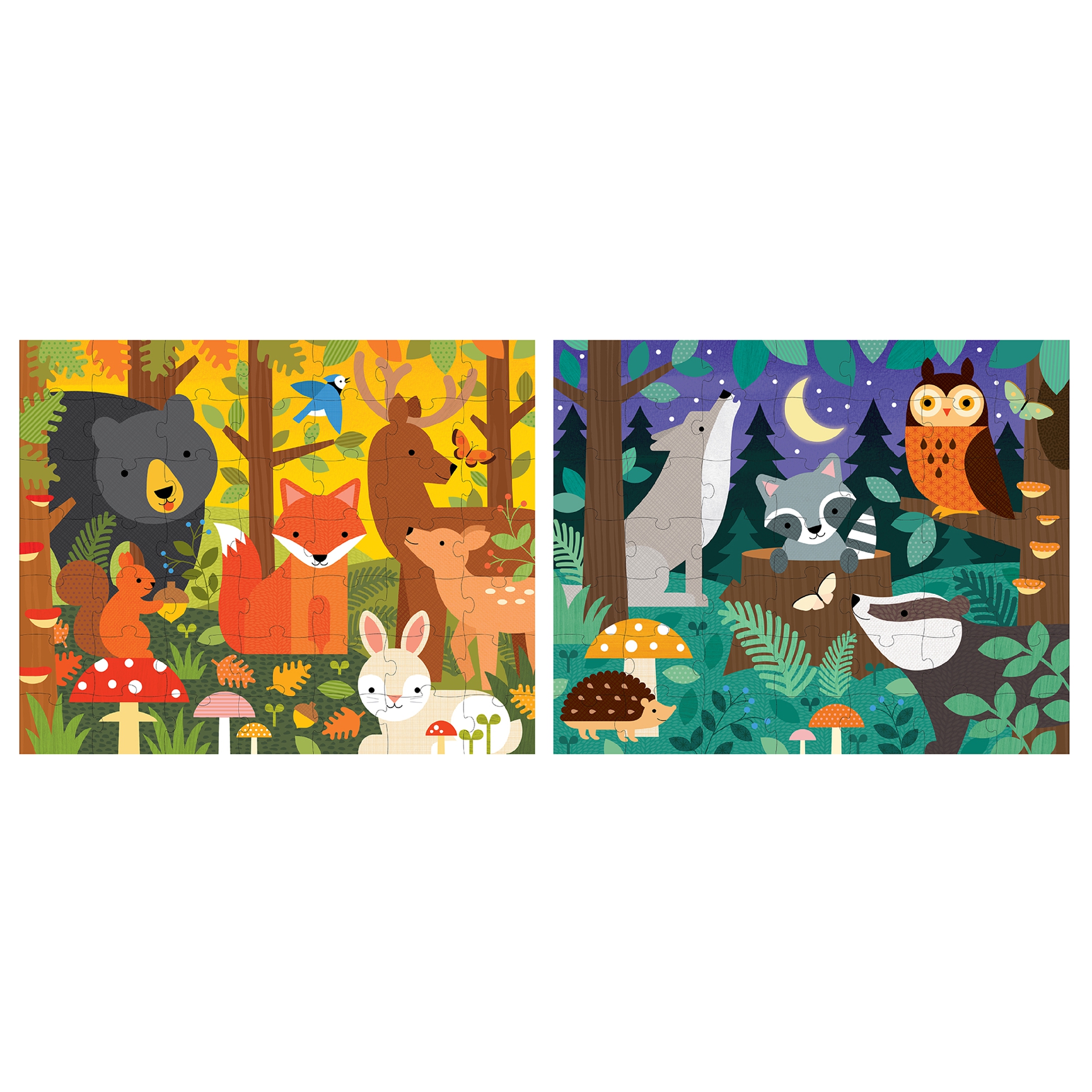 Two Sided On-the-Go Puzzle Woodland