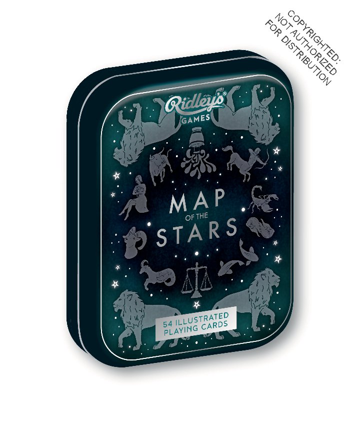 Map of the Stars Playing Cards CDU of 6