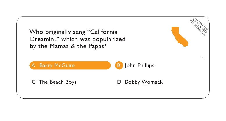 California Trivia
