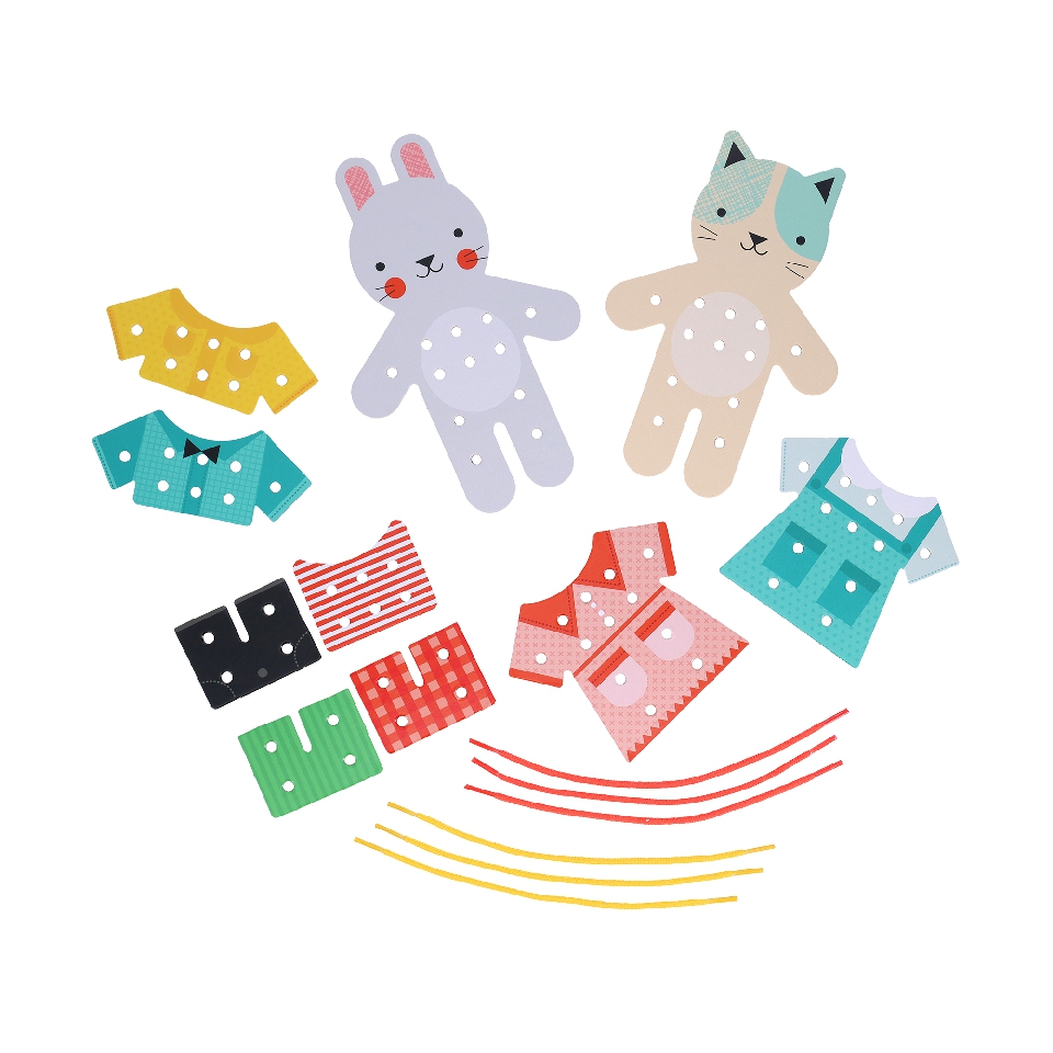 Petit Friends Dress-up Lacing Set