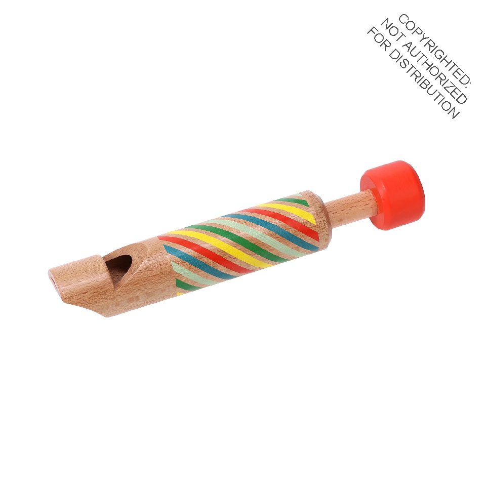 Slide and Play Wooden Whistle CDU of 10