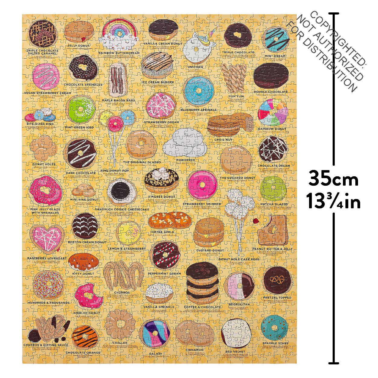 Donut Lover's 1000 Piece Jigsaw Puzzle