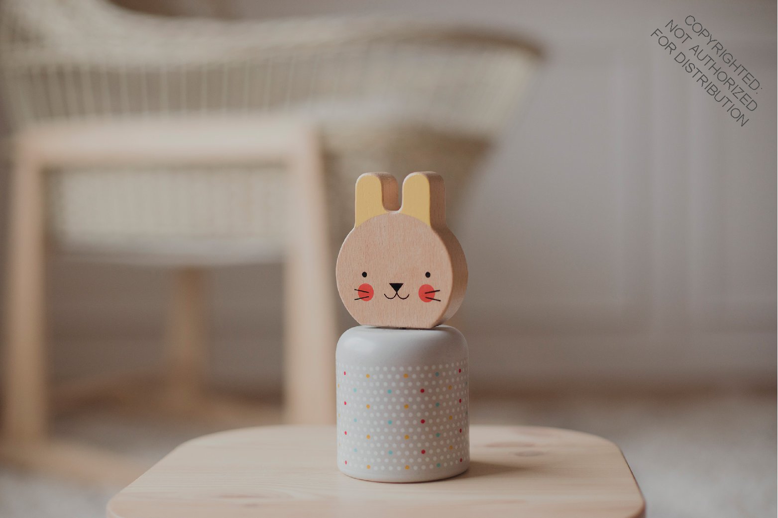 Lovely Bunny Musical Wooden Wind-up