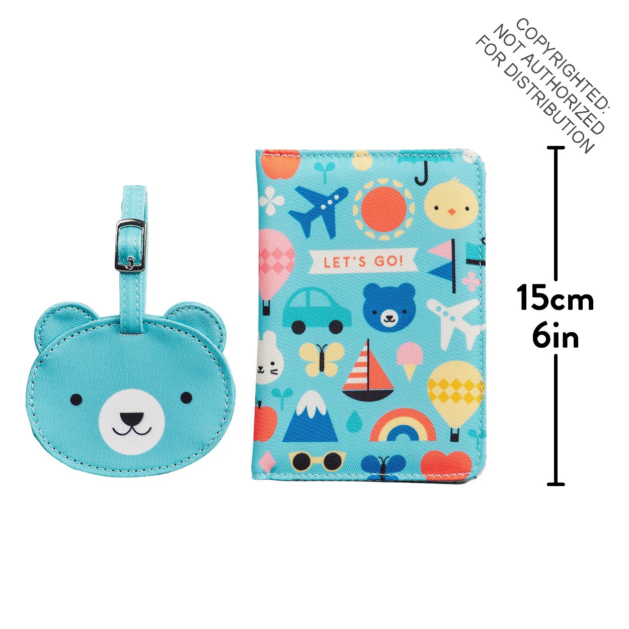 Baby Travel Set - Passport Cover and Luggage Tag