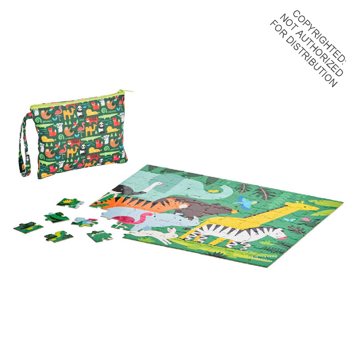 Animal Menagerie Two-Sided On-the-Go Puzzle
