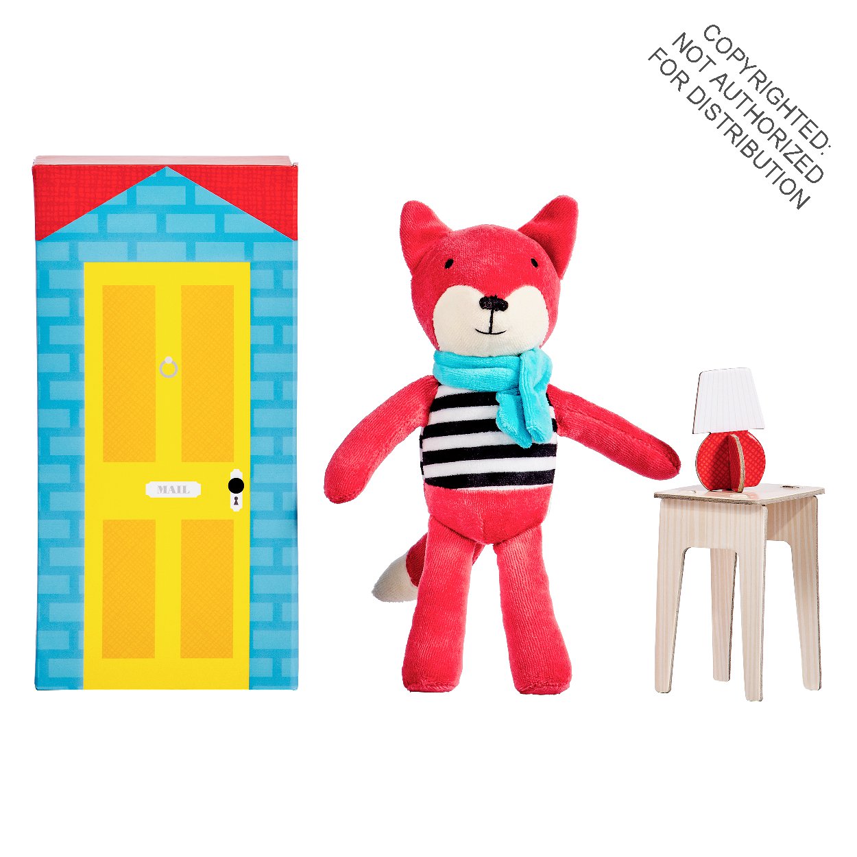 Frances the Fox In the Library Plush Play Set