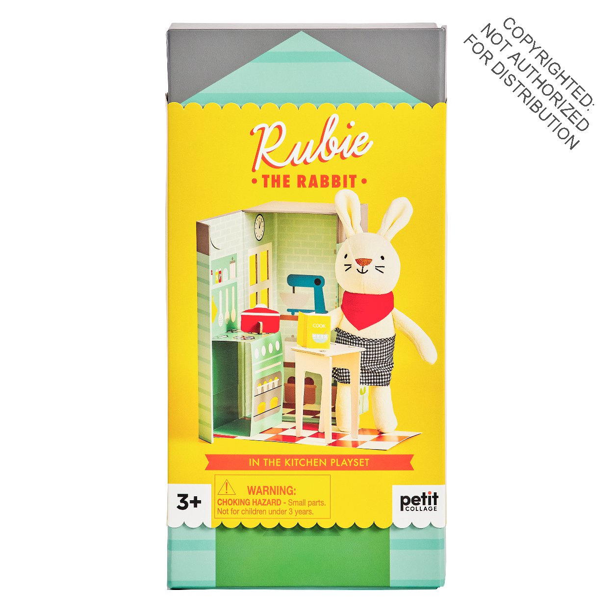 Rubie the Rabbit In the Kitchen Plush Play Set