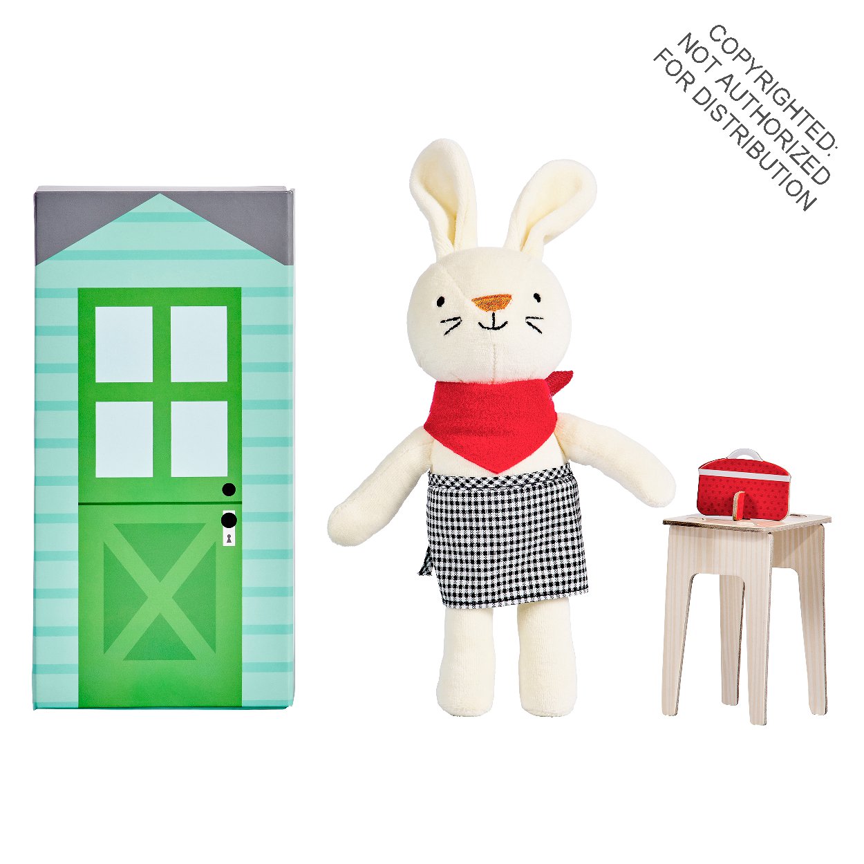 Rubie the Rabbit In the Kitchen Plush Play Set
