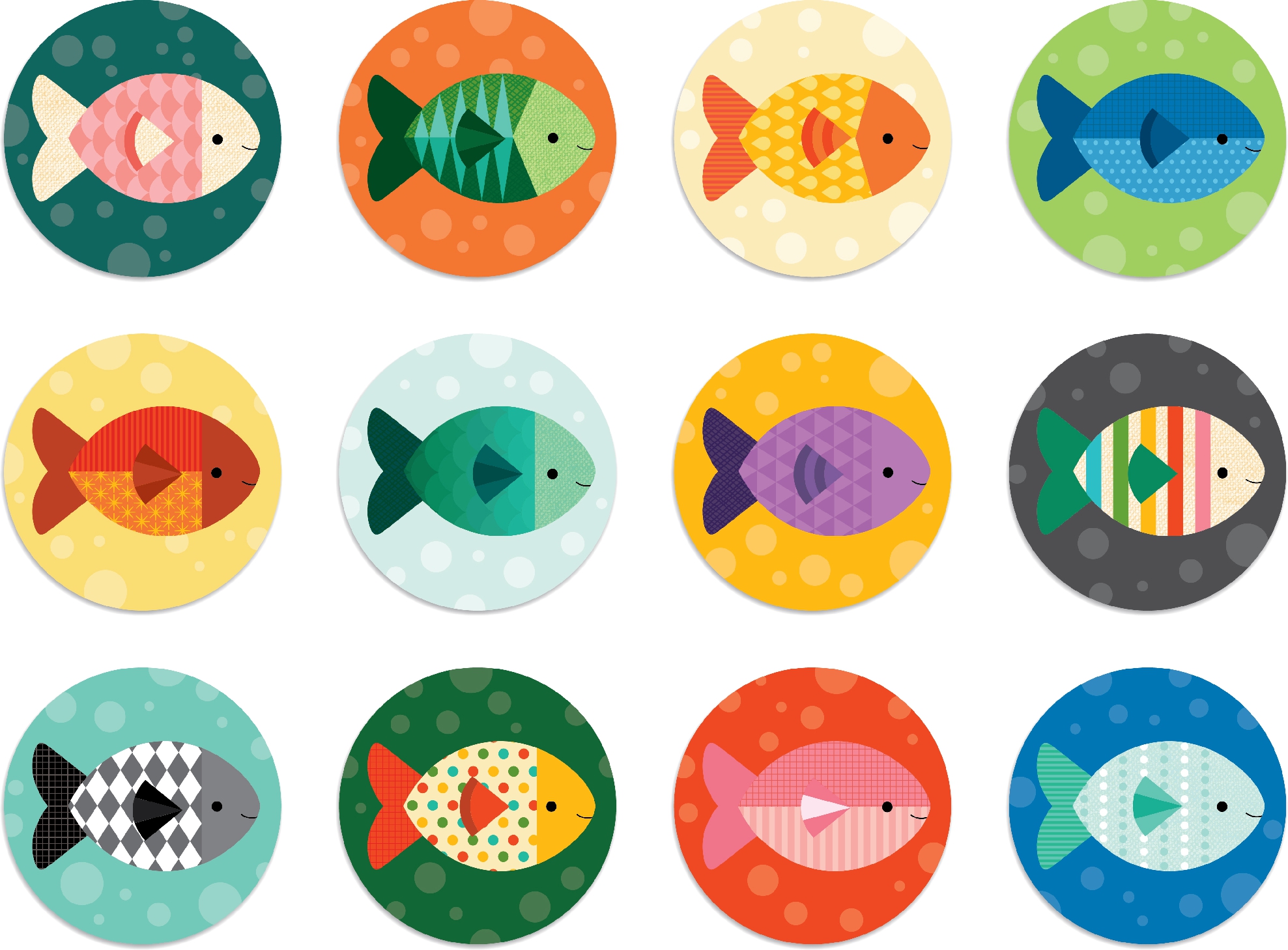 Gone Fishing Matching Game on-the-go