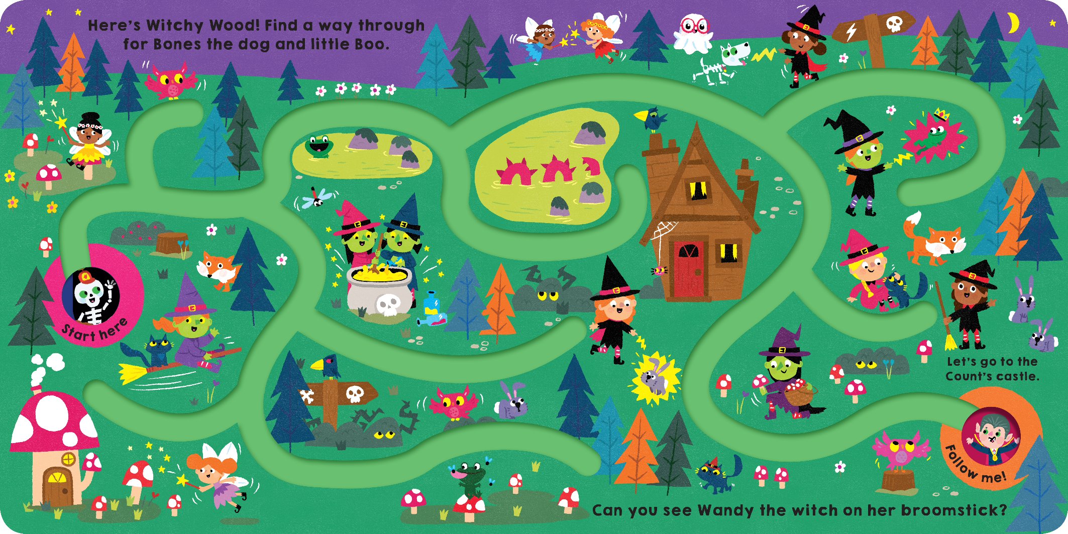 Maze Book: Follow Me Halloween
