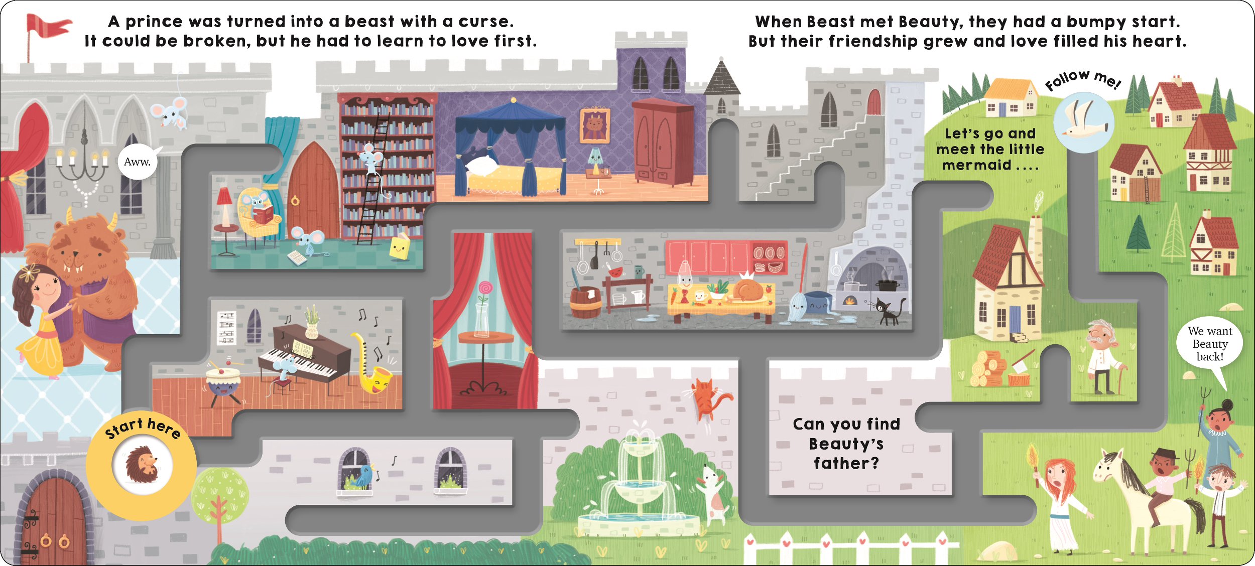 Maze Book: Follow Me Fairy Tales