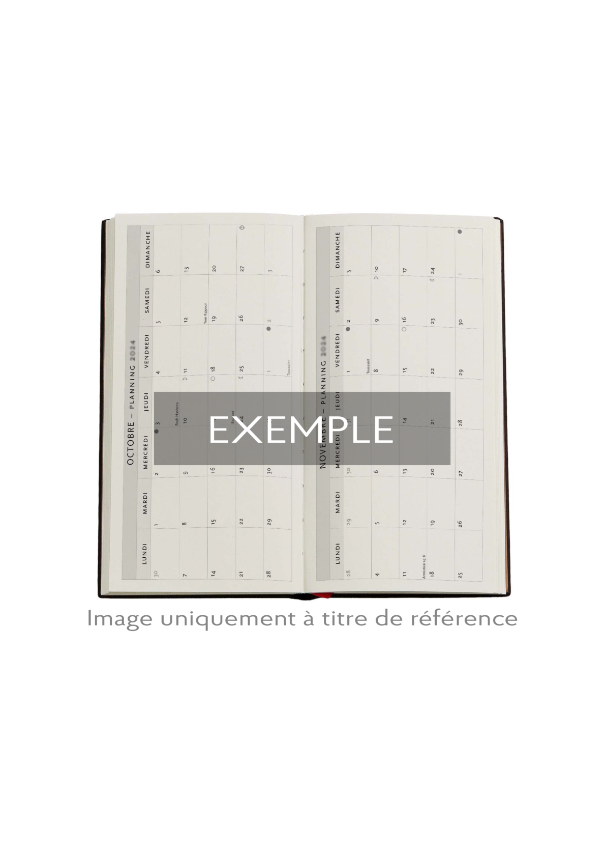 2026 Morris Pink Honeysuckle, William Morris, 12-Month Planner, French, Slim, Horizontal, Elastic Band, 160 Pg, 100 GSM