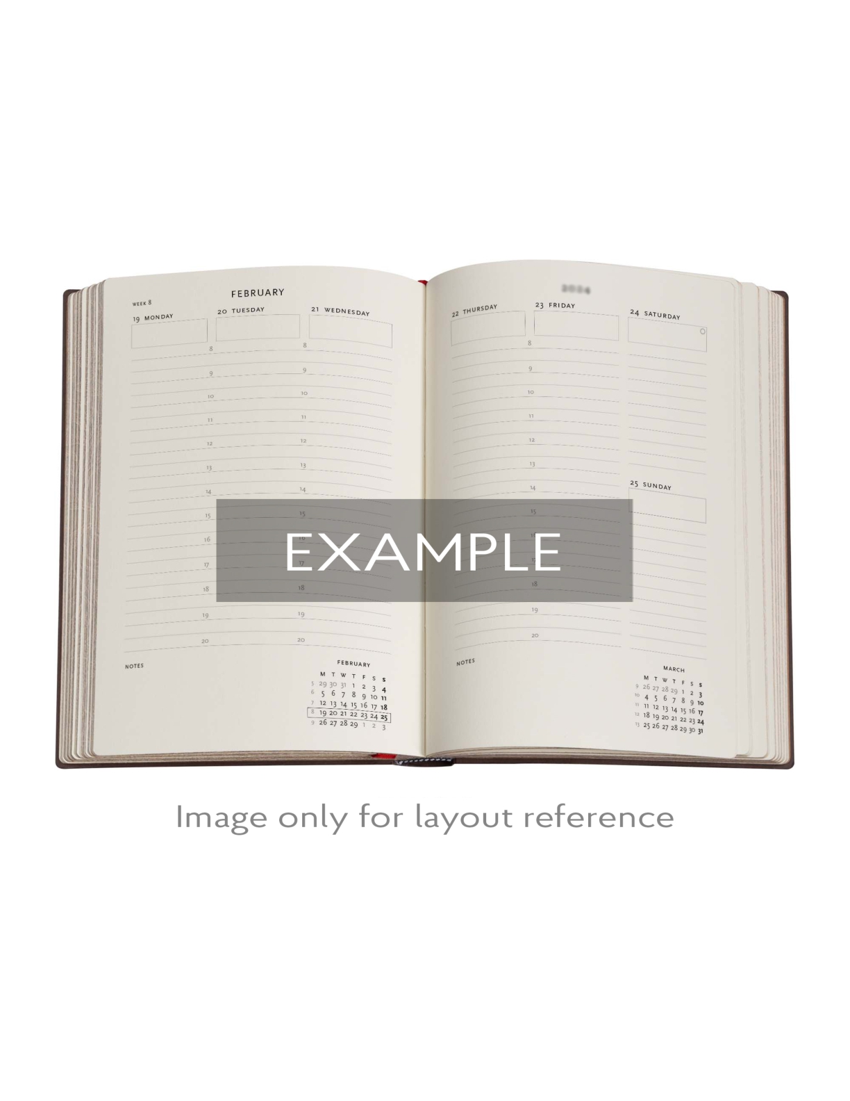 2026 First Folio, Shakespeare's Library, 12-Month Planner, Mini, Vertical, Elastic Band, 160 Pg, 100 GSM