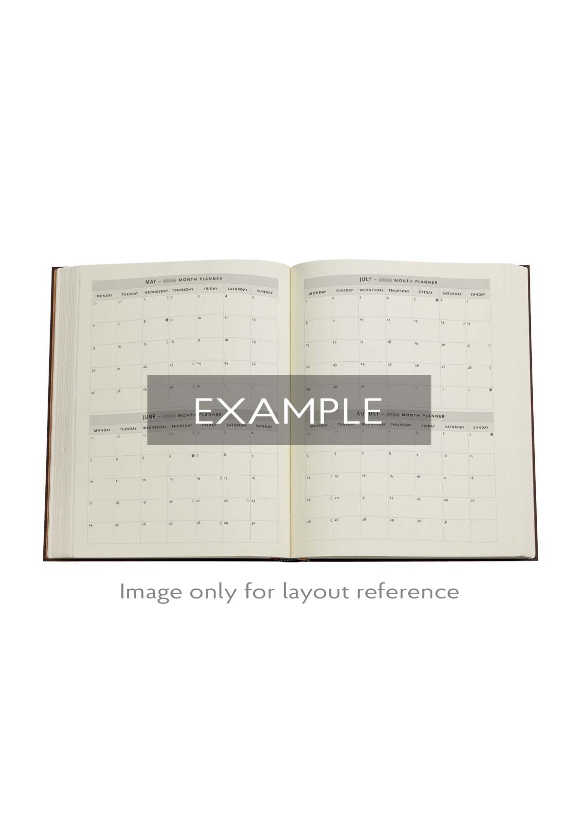 2026 Layla, Persian Poetry, 12-Month Planner, Ultra, Vertical, Elastic Band, 160 Pg, 100 GSM