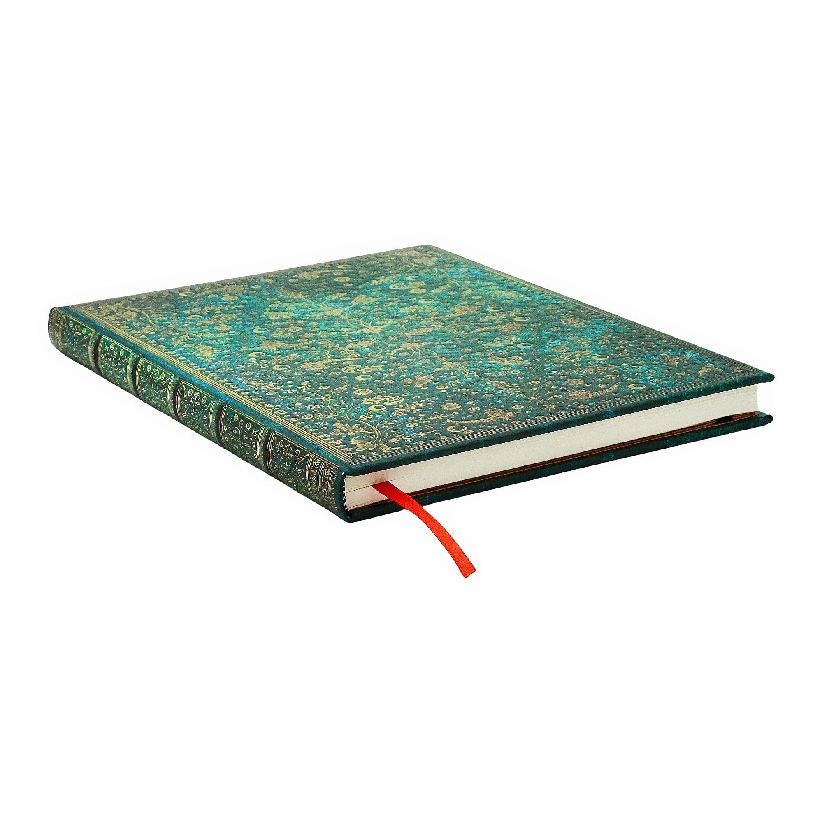 Emerald Flower Ultra Unlined Hardcover Journal, 144pg, 120GSM, Marsh's Library by Paperblanks (Nature's Grace)