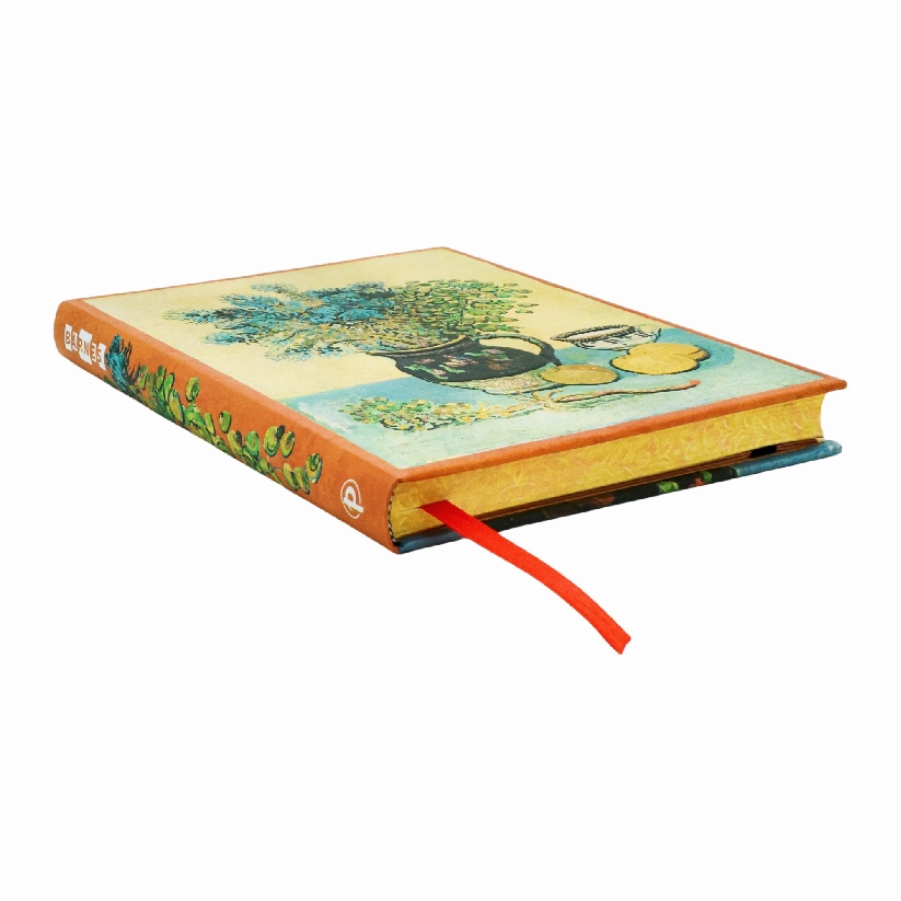 Van Gogh's Still Life Midi Unlined Hardcover Journal, 144pg, 120GSM, The Barnes Collection by Paperblanks (Van Gogh's Still Life)